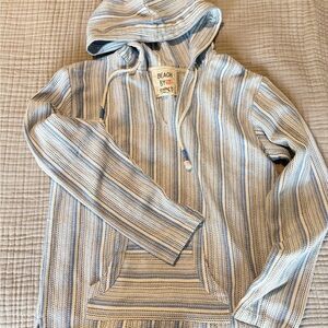 Beach by Exist Blue Striped Sweater